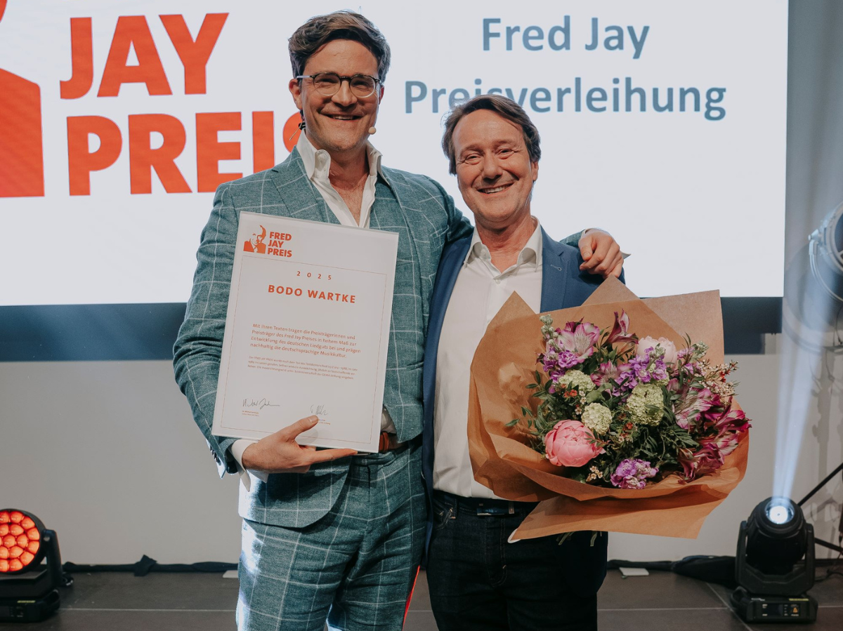 Bodo Wartke und Laudator