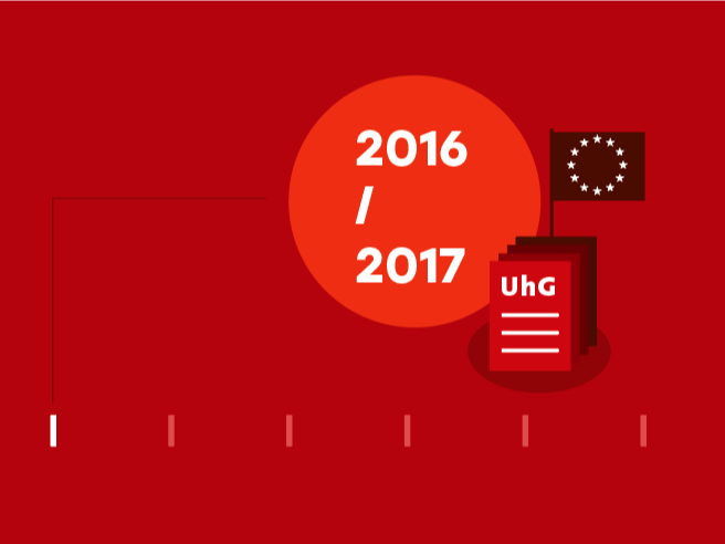 Roter Hintergrund, Kreis mit 