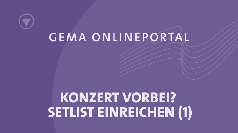 Lila Hintergrund mit Text: