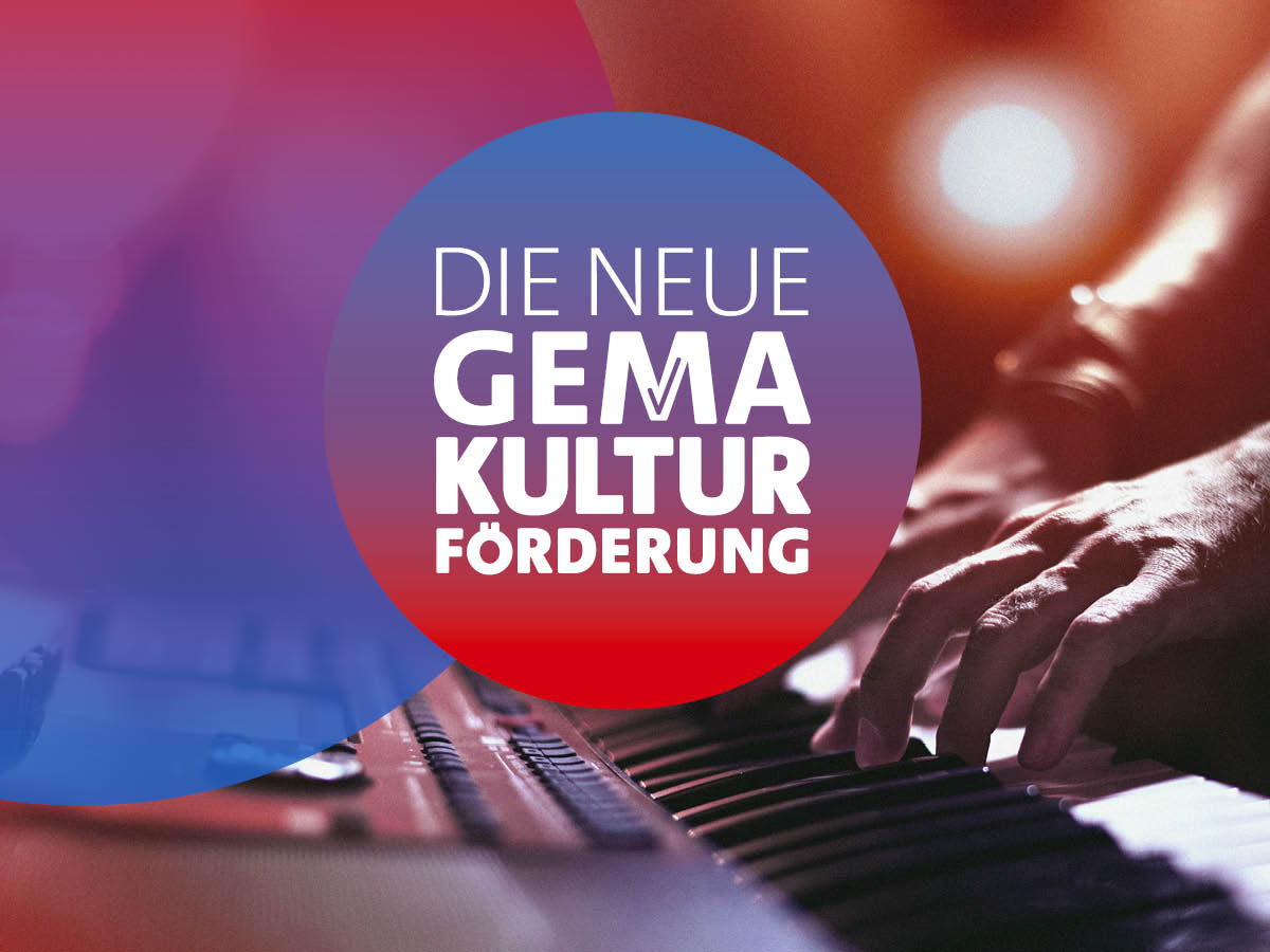 Grafik zur neuen GEMA Kulturförderung